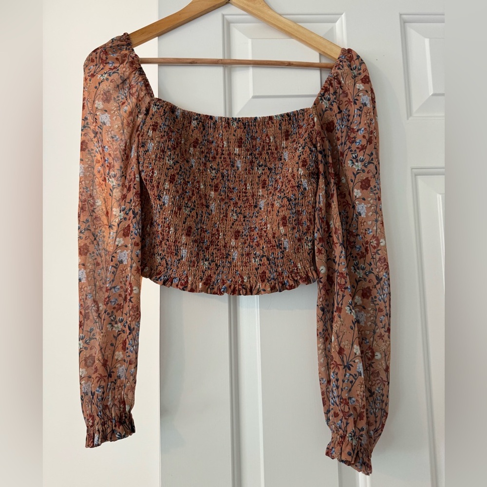 Floral Crop top - Aritzia